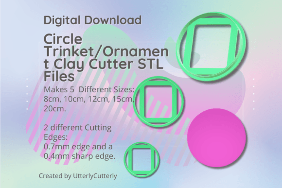 Clay Cutter STL File Circle Trinket Orna: A Practical Guide to Digital Downloads