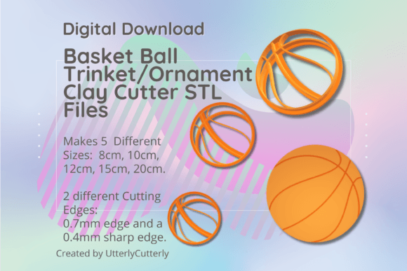 Clay Cutter STL File Large Basketball Tr: Integrating Digital Assets into Creative Production