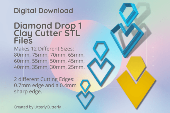 Diamond Drop 1 Clay Cutter - Mid Century: Strategic Application for Makers