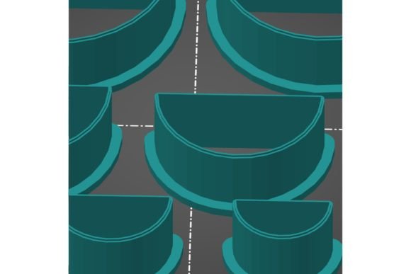 Half Circle Cutter Set STL Files