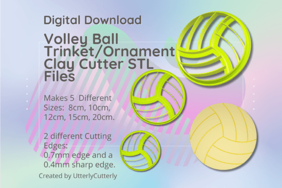 Mastering Polymer Clay Projects with the Large Volley Ball T STL Bundle