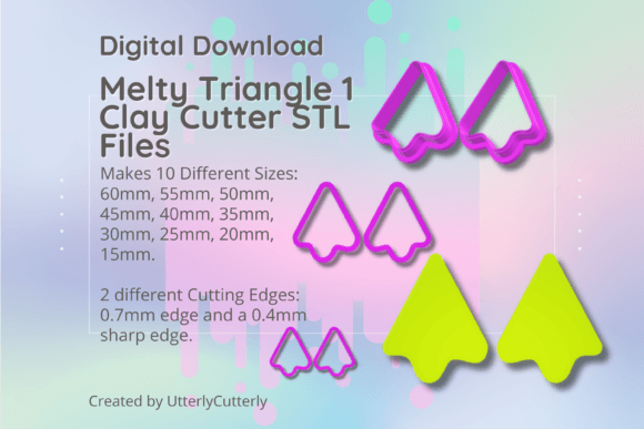Melty Triangle Clay Cutter STL Files: A Complete Guide to Digital Crafting Versatility