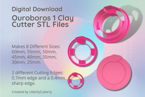 Ouroboros Clay Cutter - Mystical Snake: A Practical STL Resource for Makers