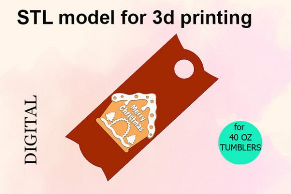 Strategic Application of the 40 OZ Tumbler Gingerbread House STL File for Seasonal Branding and Customization